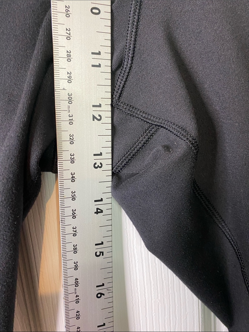 bcg Black and Teal Active Capri Leggings Size 1X - Picture 6 of 7
